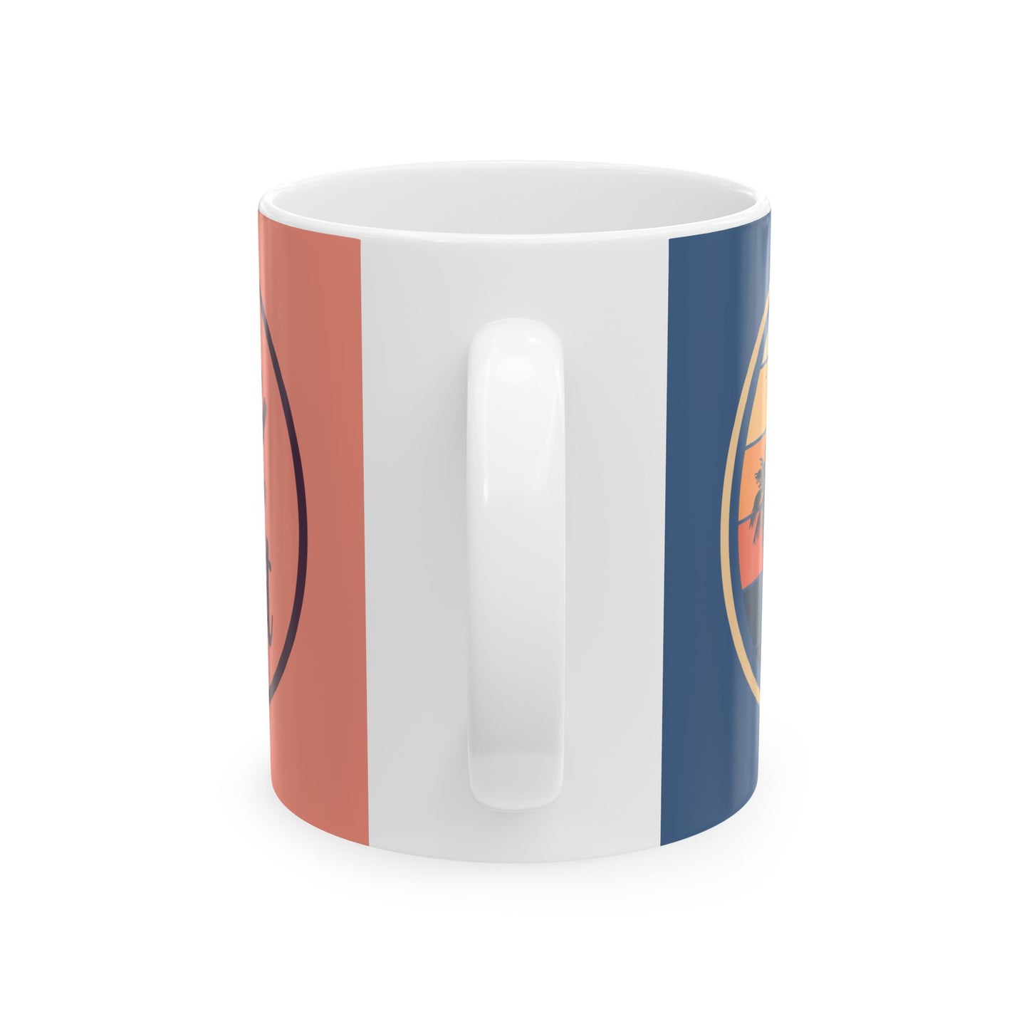 Enjoy Every Sunset Beach Double Sided Ceramic Coffee Mug