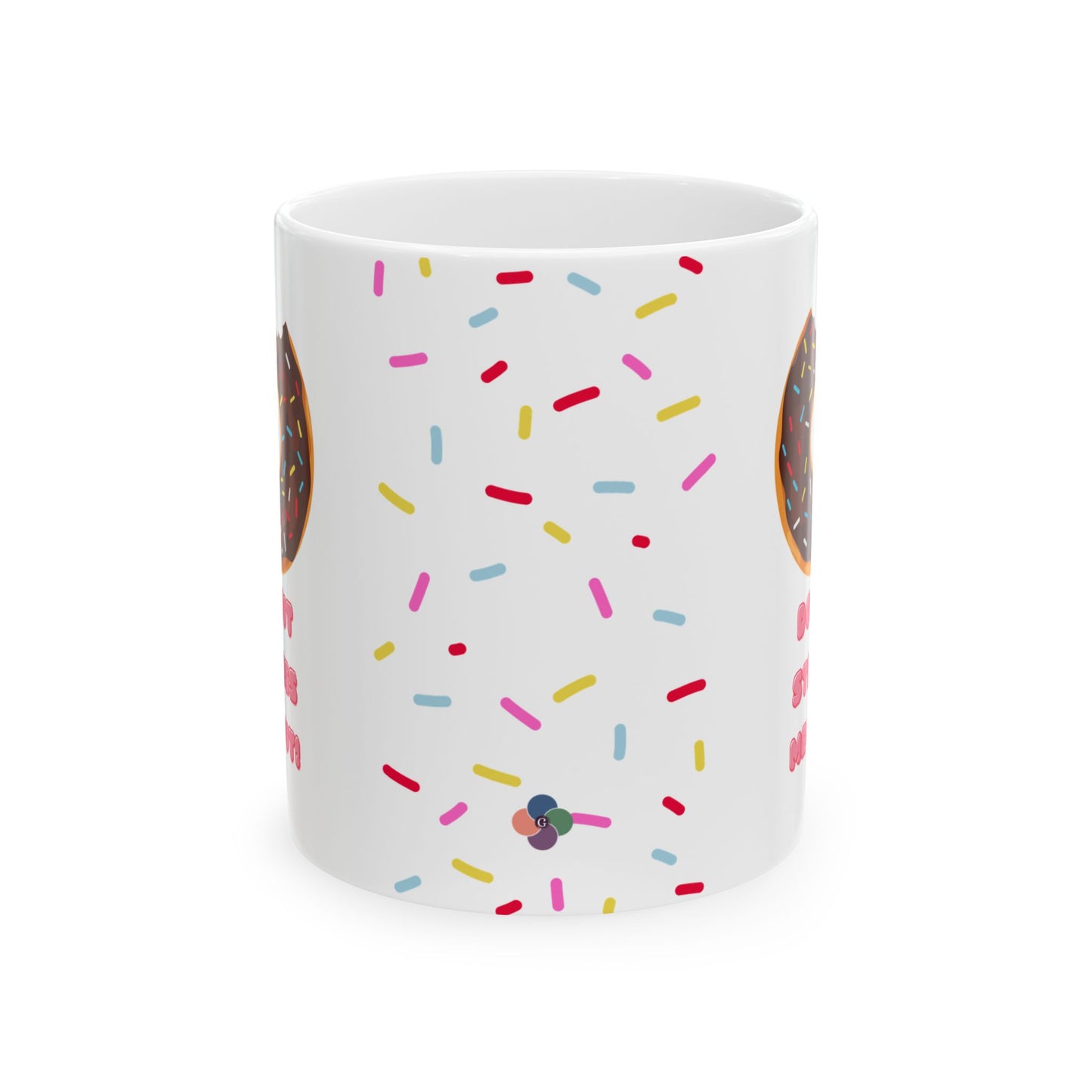 Donut Stress Me Out Coffee Mug – Fun Pun for Family Mornings & Letter Writing Days