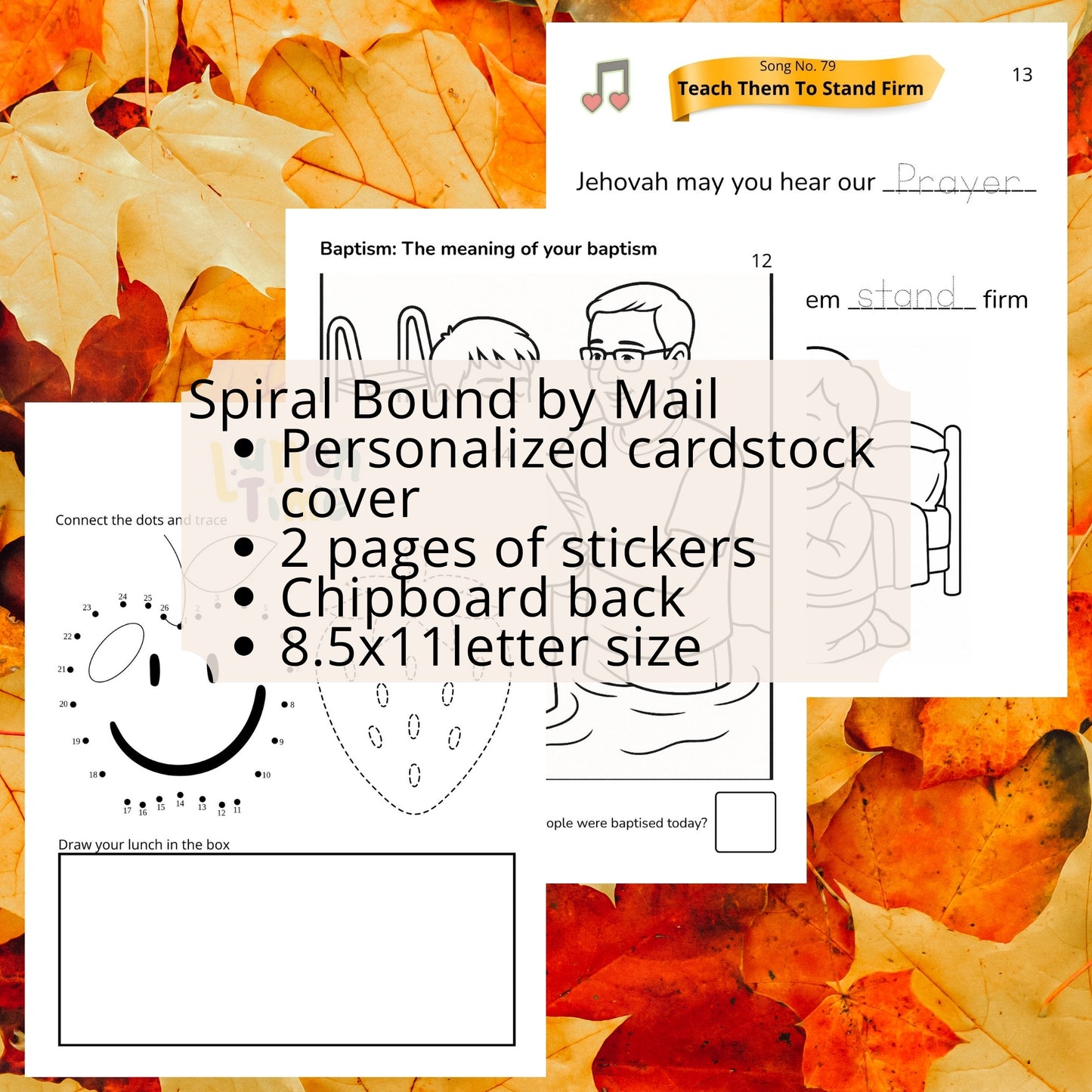 Personalized JW Assembly Activity Book FREE SHIPPING