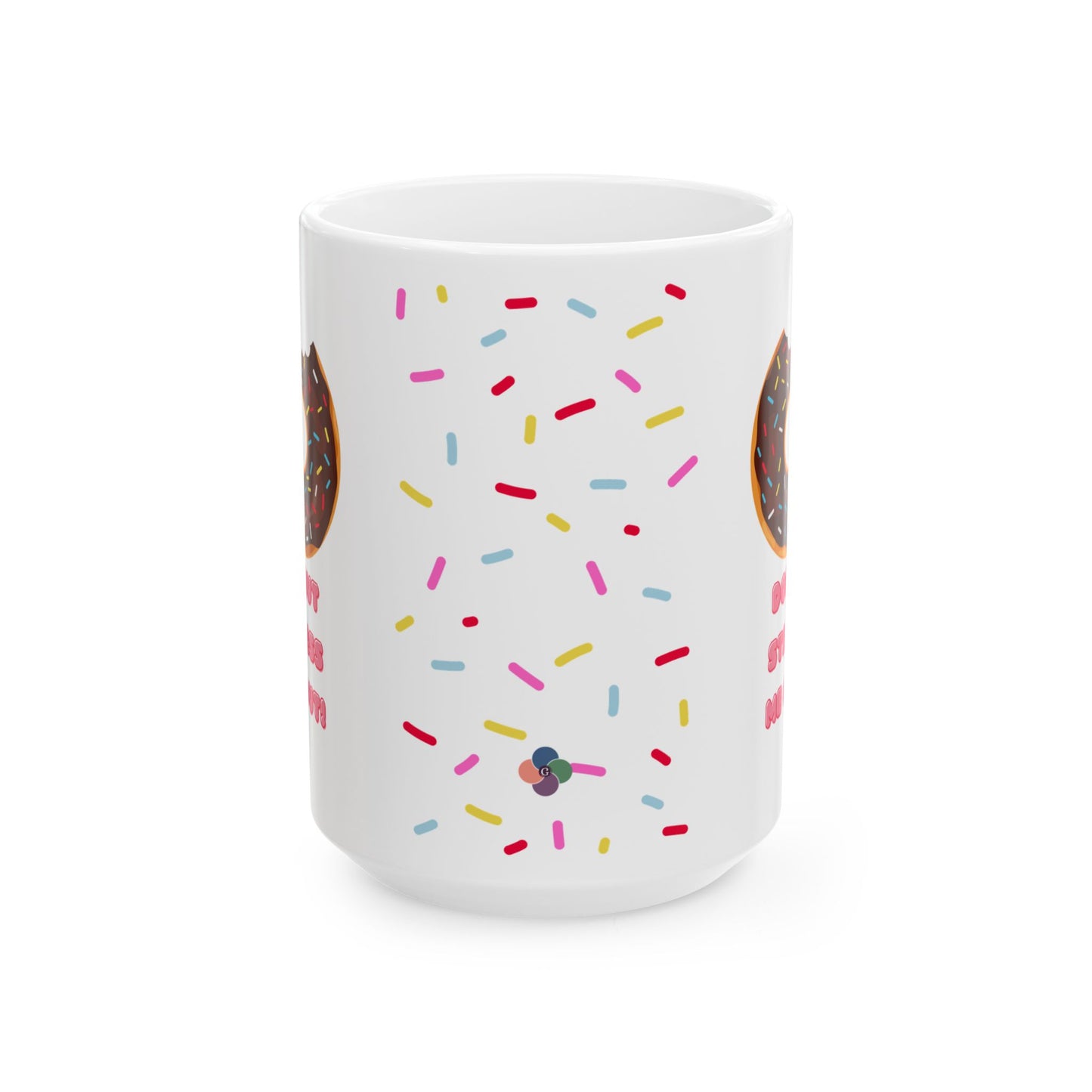 Donut Stress Me Out Coffee Mug – Fun Pun for Family Mornings & Letter Writing Days