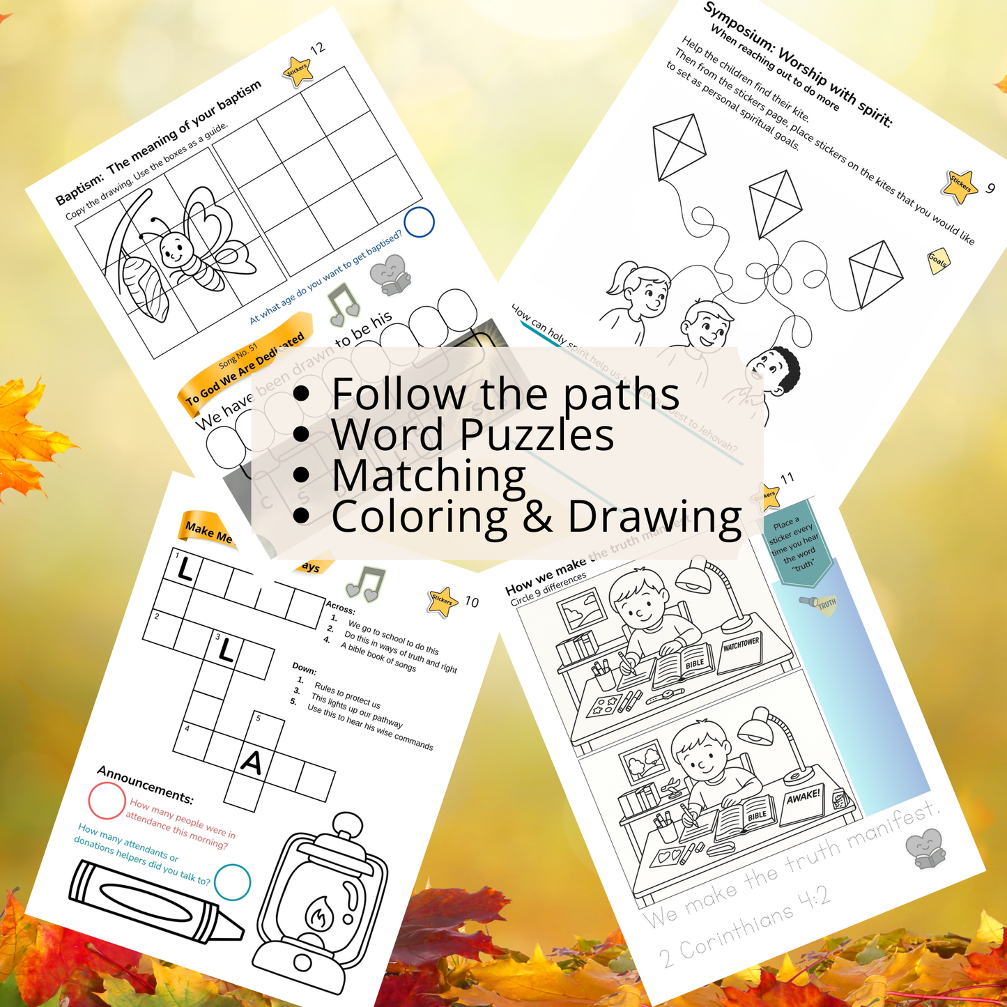 Printable Assembly Workbook Worship With Spirit and Truth