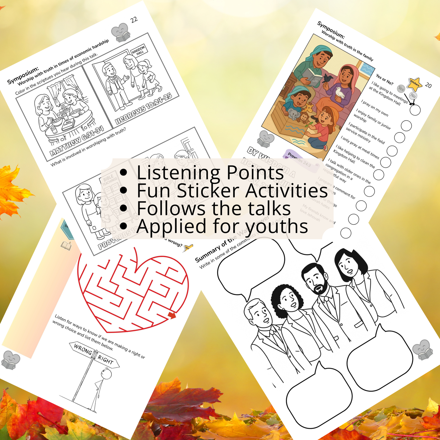 Printable Assembly Workbook Worship With Spirit and Truth