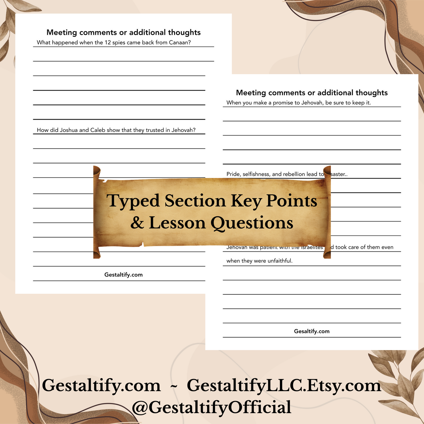 Printable LFB Workbook Sections 5-8 Lessons 23-50 Instant Download JW Kids