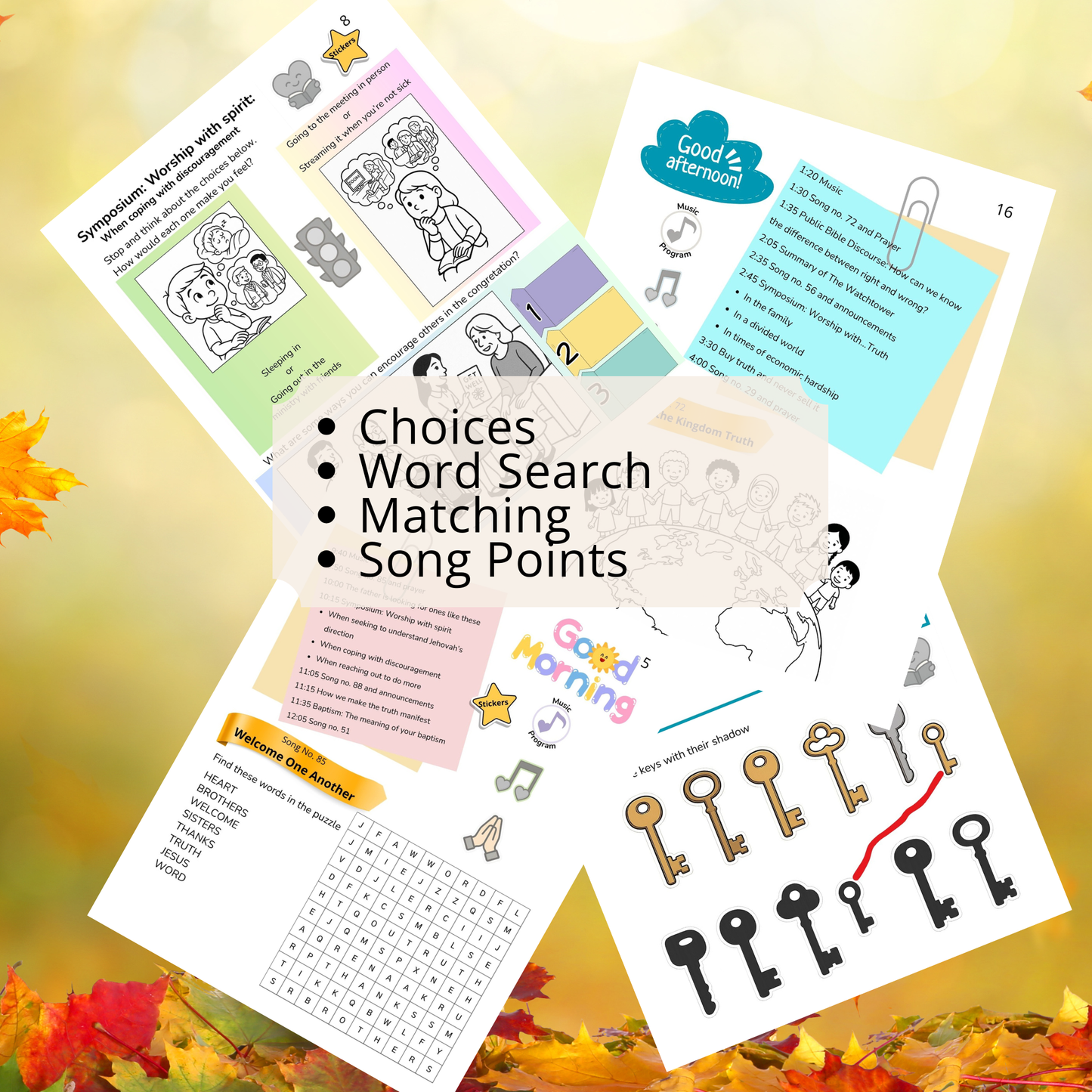 Printable Assembly Workbook Worship With Spirit and Truth