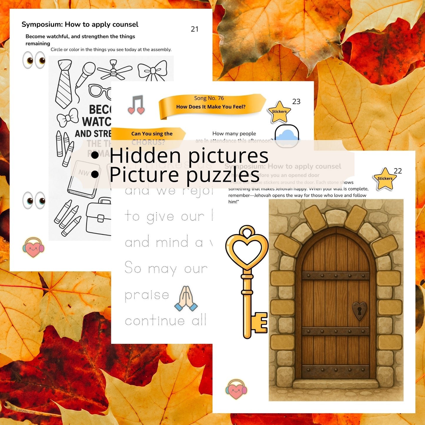 Personalized JW Assembly Activity Book FREE SHIPPING