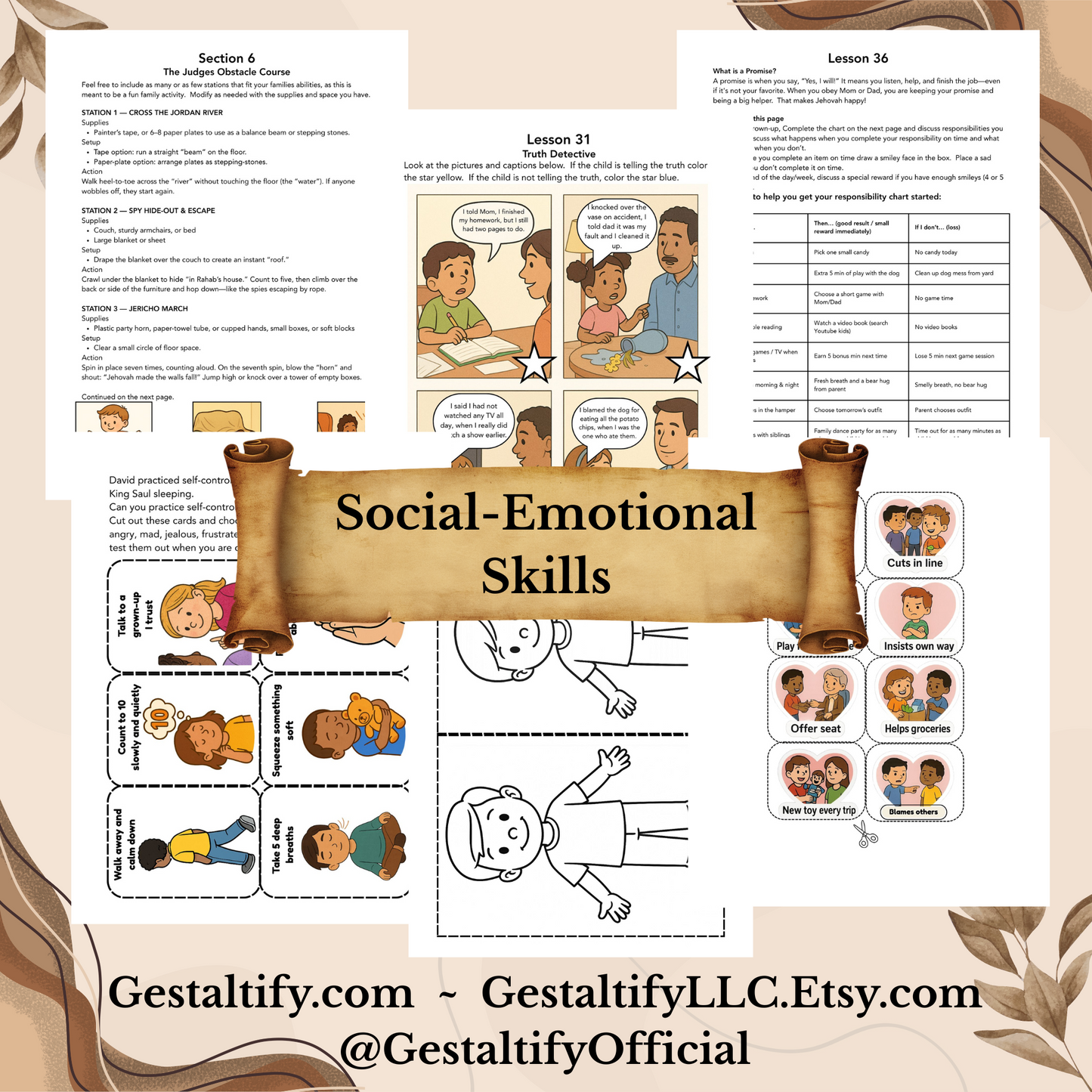 Printable LFB Workbook Sections 5-8 Lessons 23-50 Instant Download JW Kids