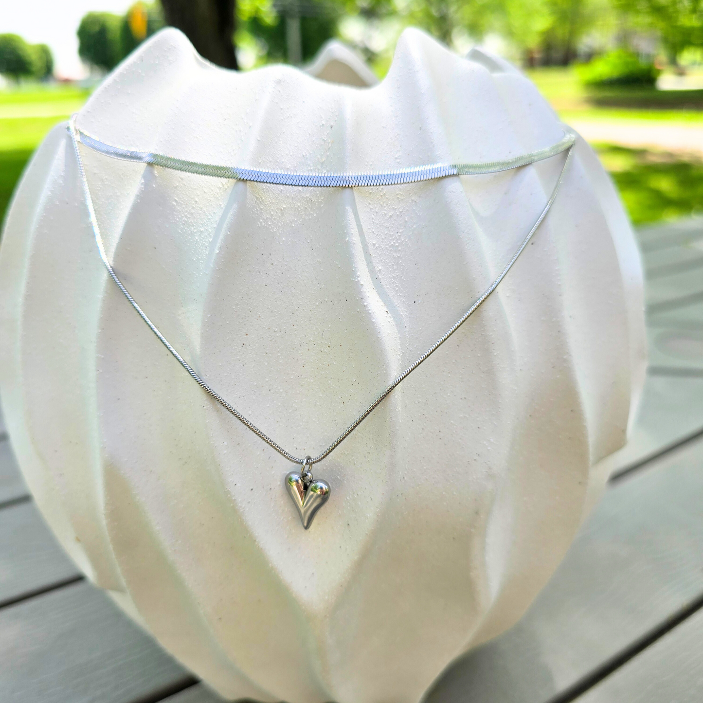 Love You First – Effortless Layered Heart Necklace