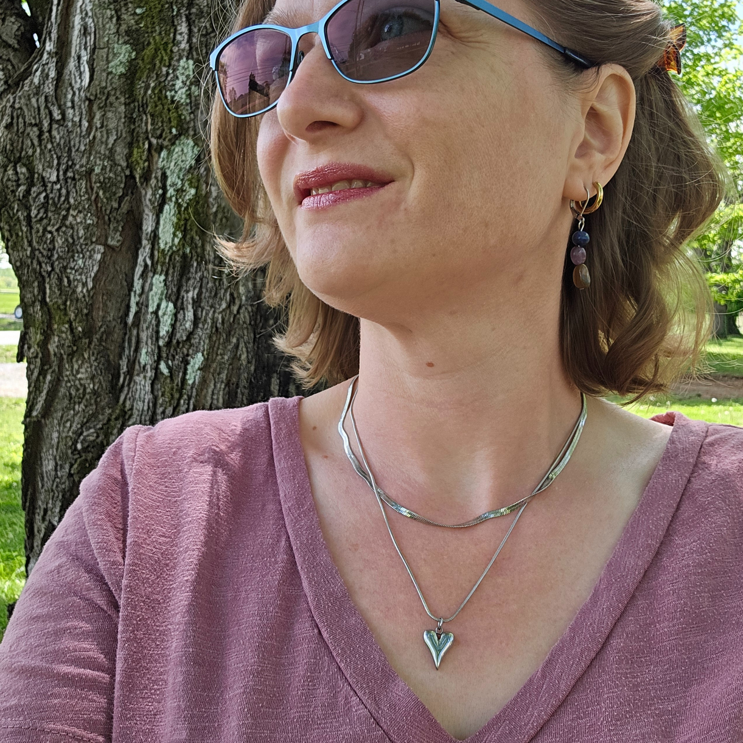 Love You First – Effortless Layered Heart Necklace