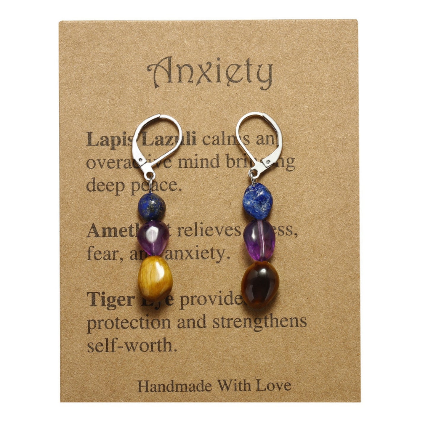 Rooted Beauty Earrings – Feminine Gemstone Dangles with Earthy Charm