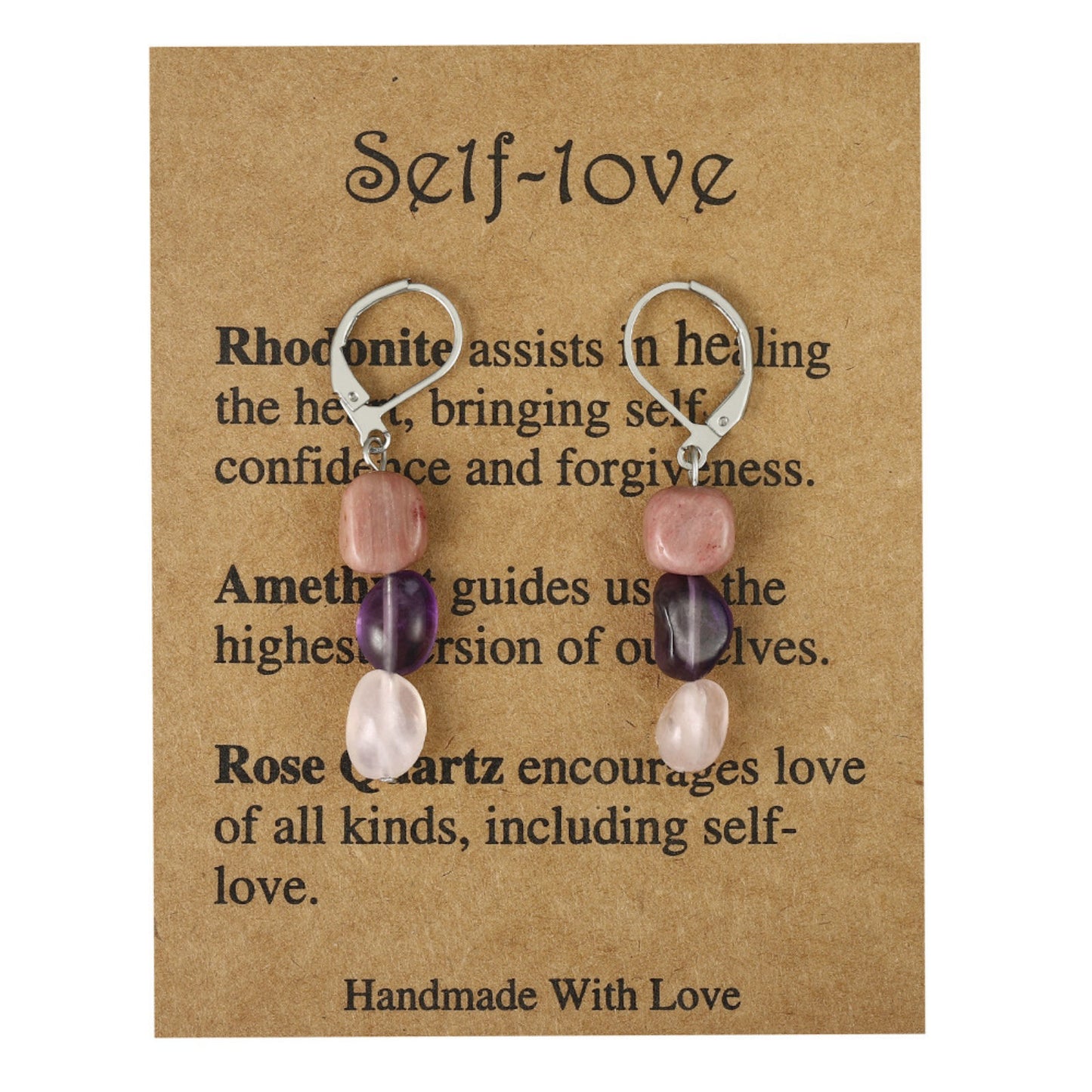Rooted Beauty Earrings – Feminine Gemstone Dangles with Earthy Charm