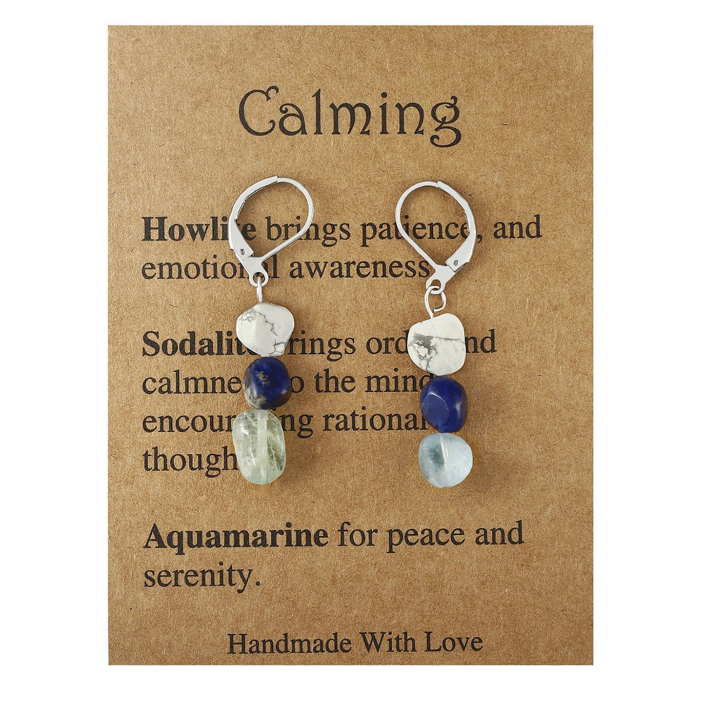 Rooted Beauty Earrings – Feminine Gemstone Dangles with Earthy Charm