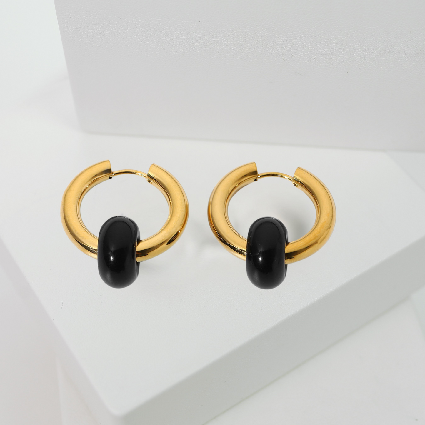 Scintillating Blue in Black Goldstone | Hypoallergenic