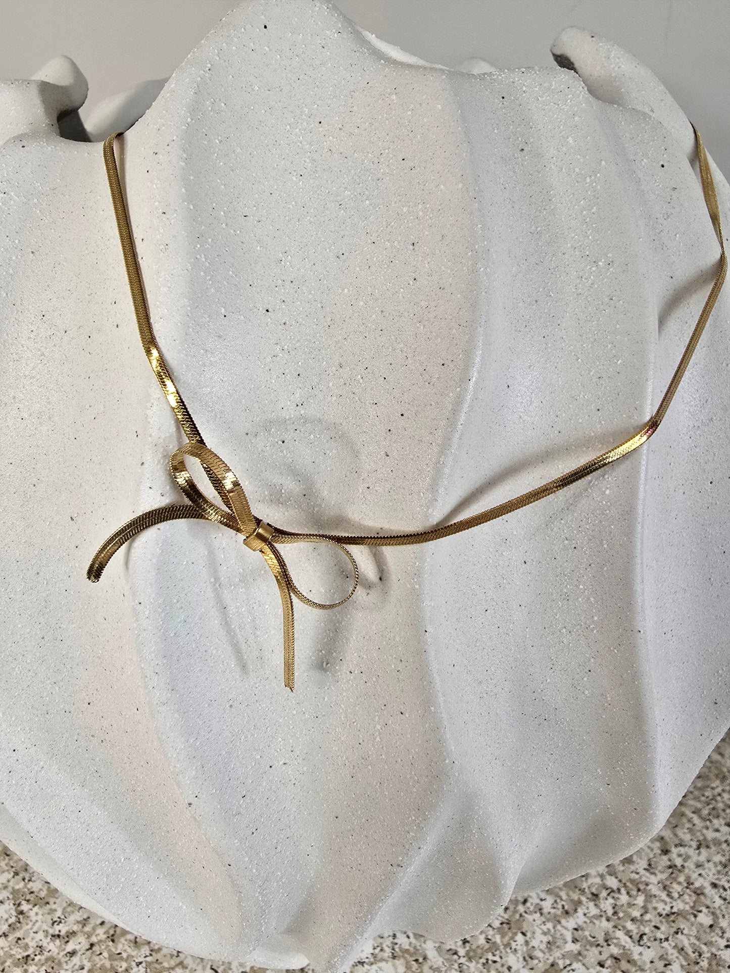 Elegant Bowknot Choker - Waterproof