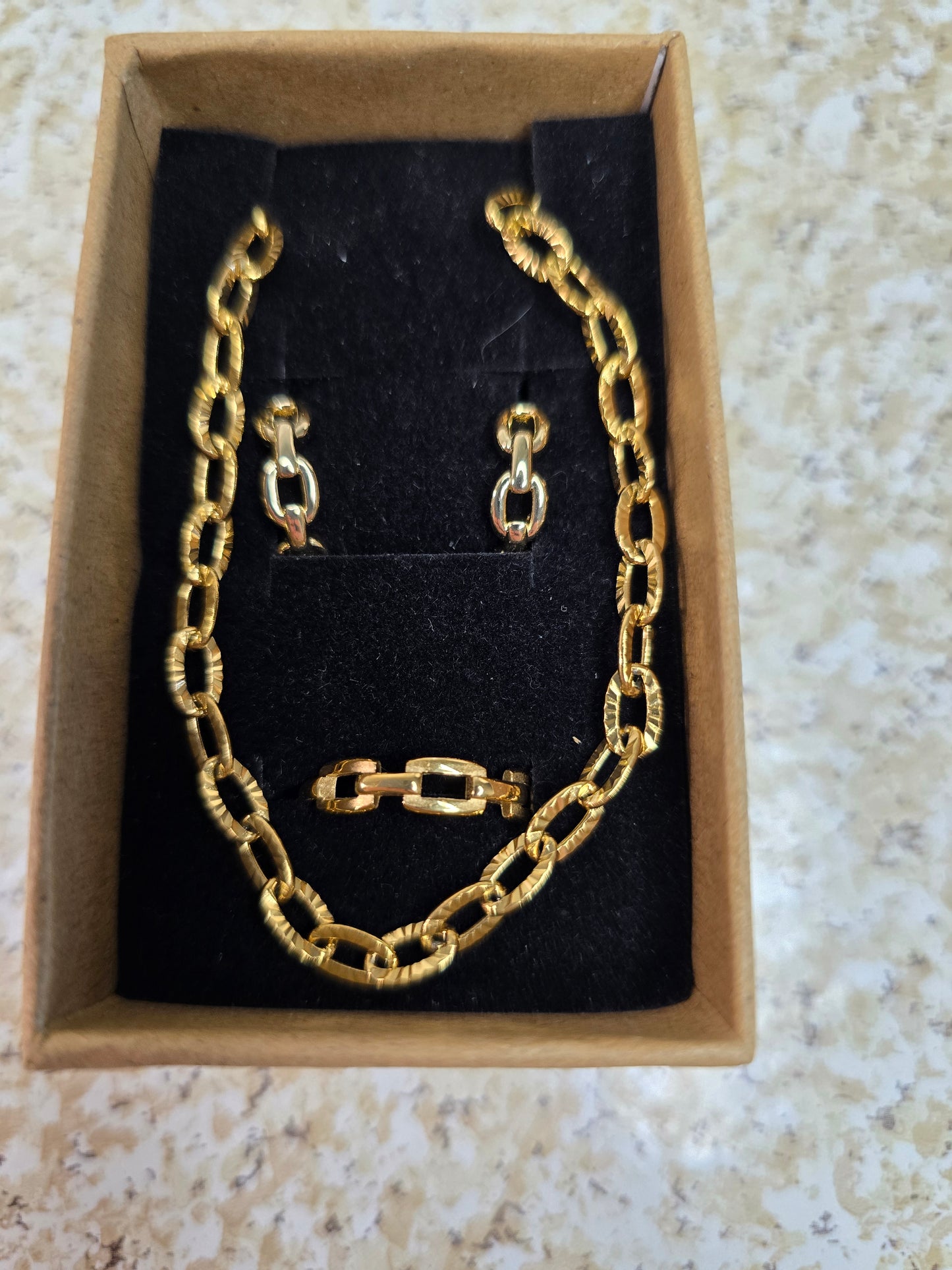 Everyday Power Jewelry Set (Hoops + Ring + Necklace)