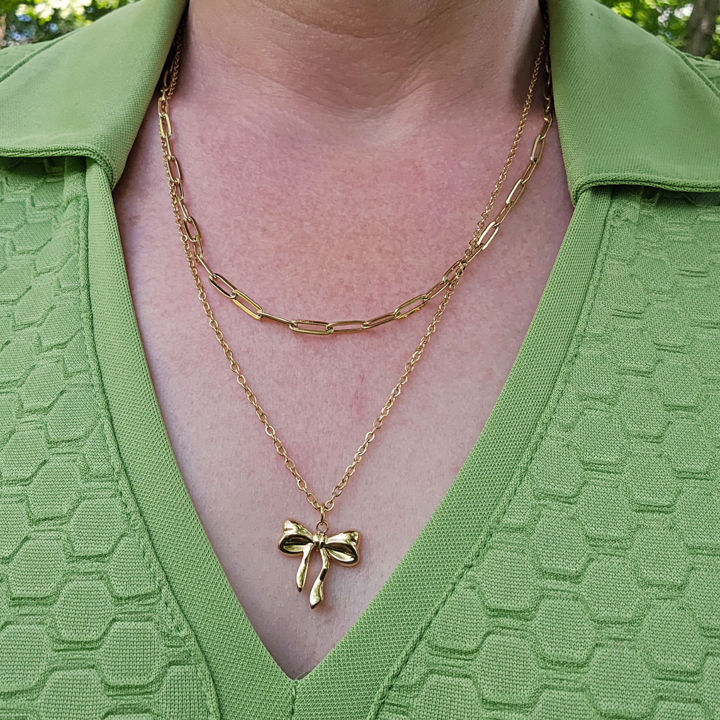 The Everly Bow: Effortless Layers - Tarnishproof