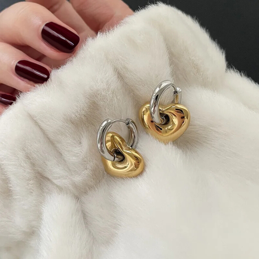 Heart & Home Huggie Hoops - Mixed Metals, Full of Meaning