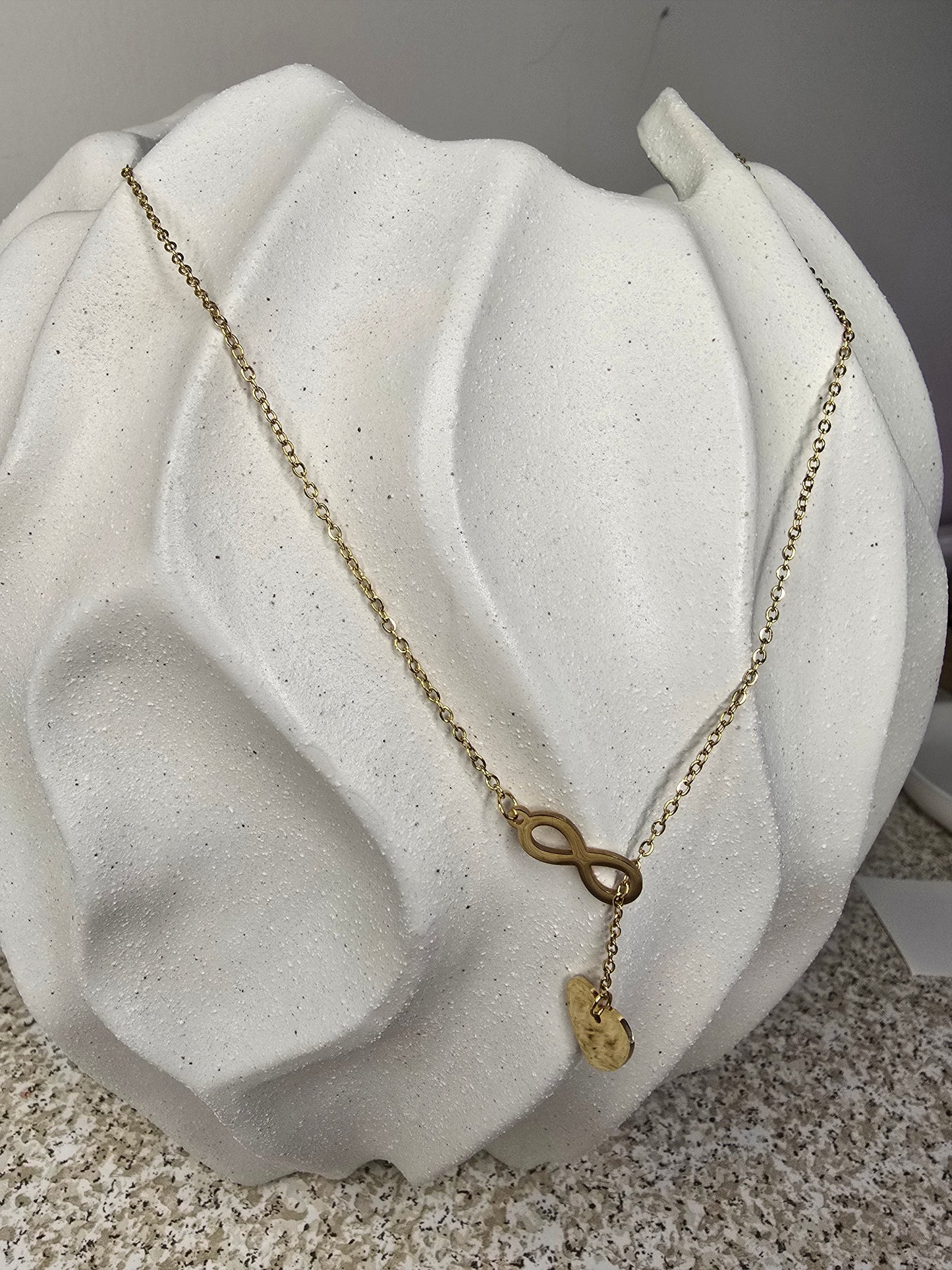 Infinite Love Lariat Necklace - Hypoallergenic