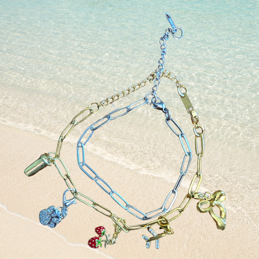 June's Paperclip Bracelet - Simple or Charmed