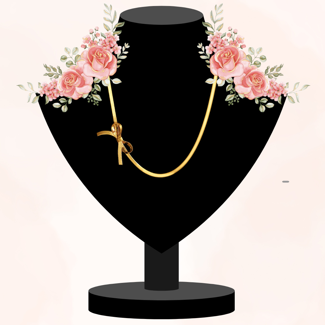 Elegant Bowknot Choker - Waterproof