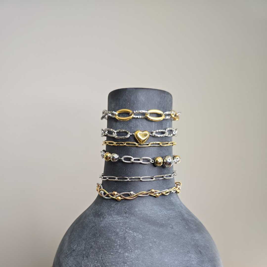 June's Paperclip Bracelet - Simple or Charmed