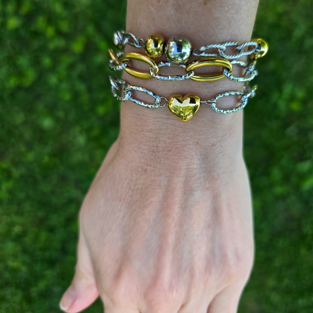 Switch It Up Bracelet Stack | Two-Tone