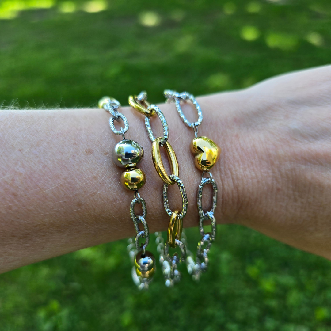 Switch It Up Bracelet Stack | Two-Tone