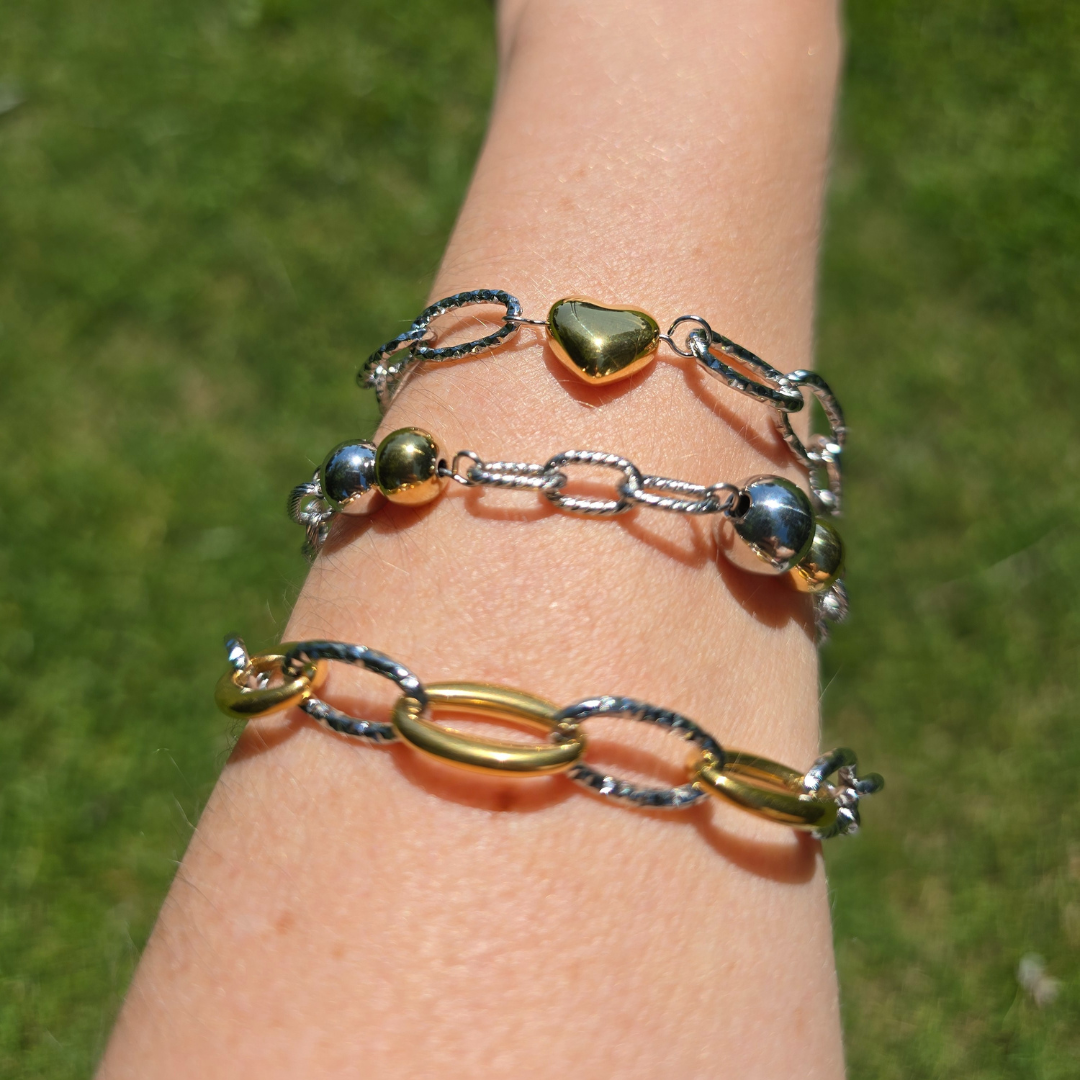 Switch It Up Bracelet Stack | Two-Tone