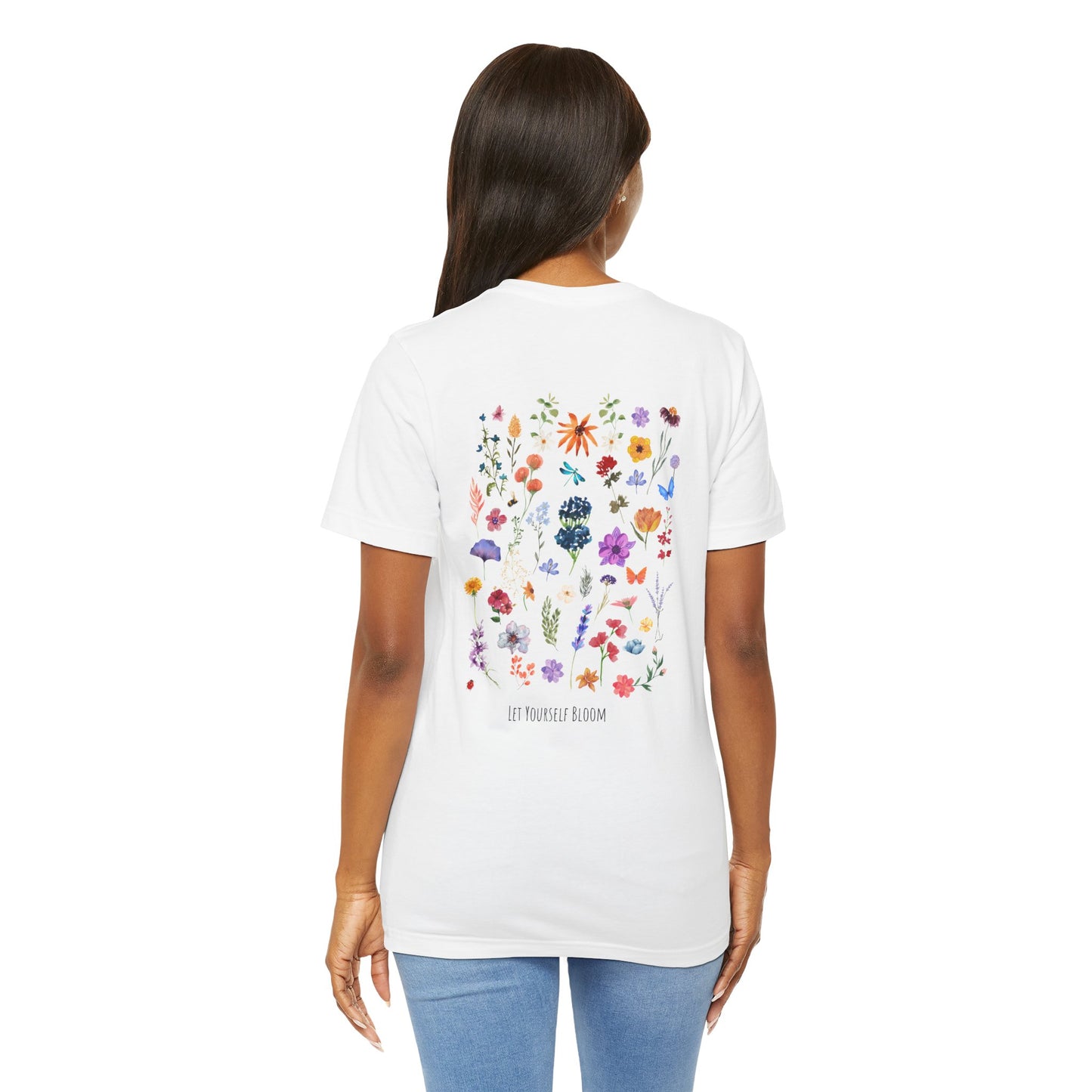 Let Yourself Bloom Wildflower T-Shirt - Growing Zeal and Faith