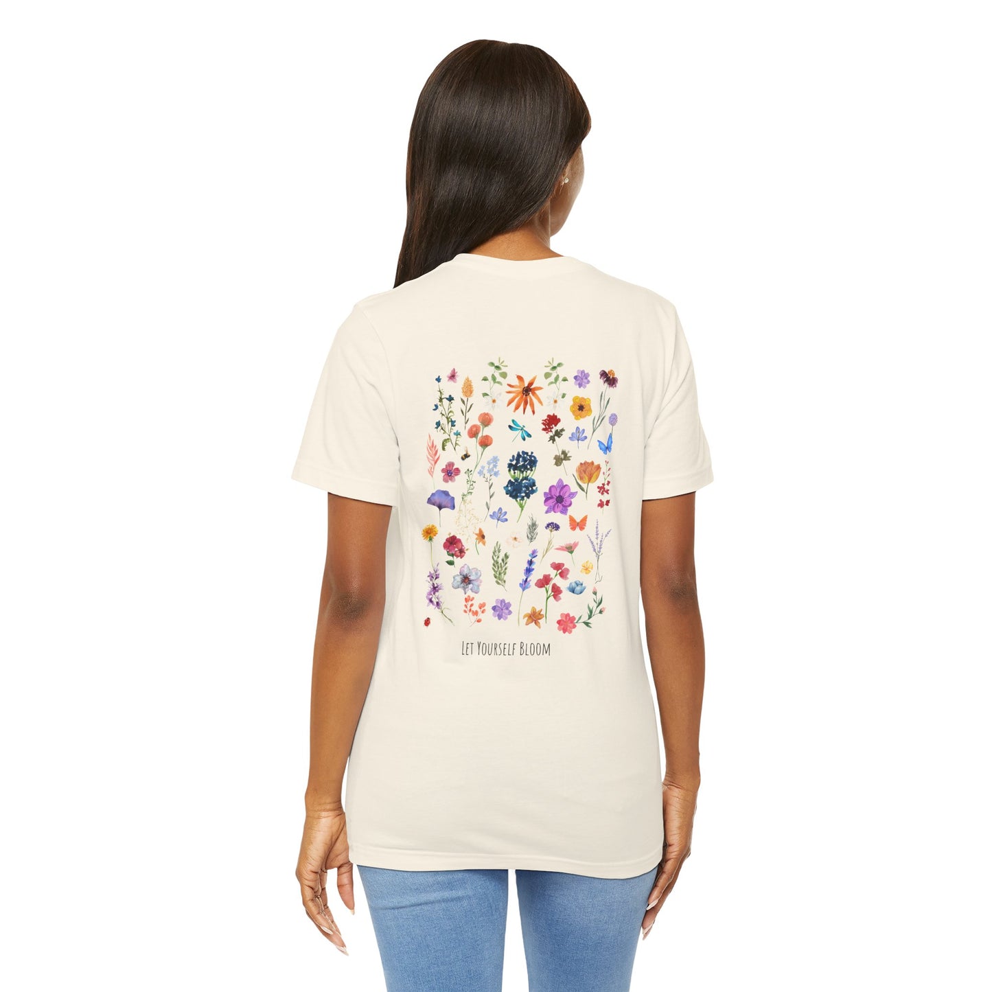 Let Yourself Bloom Wildflower T-Shirt - Growing Zeal and Faith
