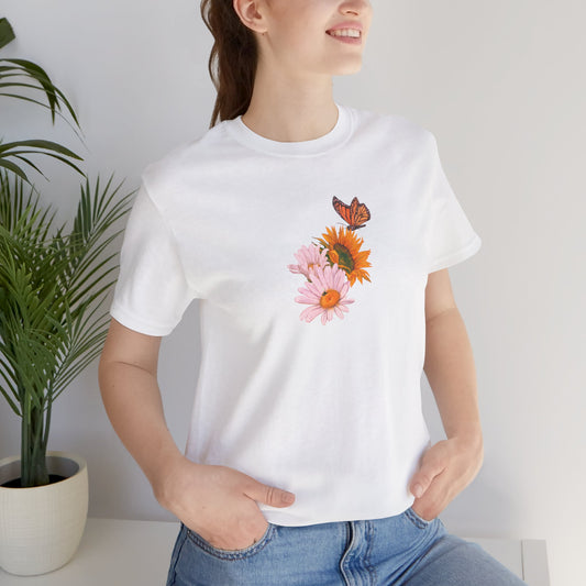Let Yourself Bloom Wildflower T-Shirt - Growing Zeal and Faith