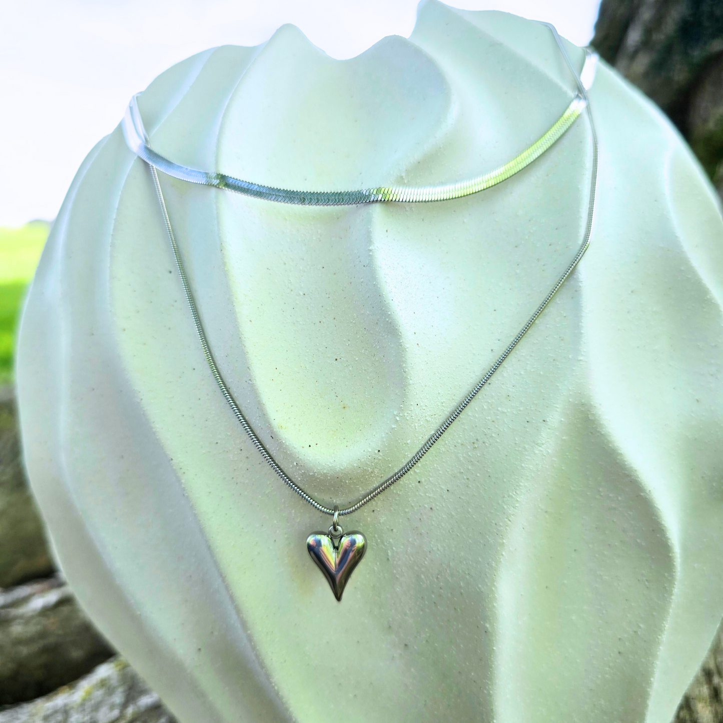 Love You First – Effortless Layered Heart Necklace