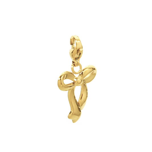 Golden Bow Clip-On Charm