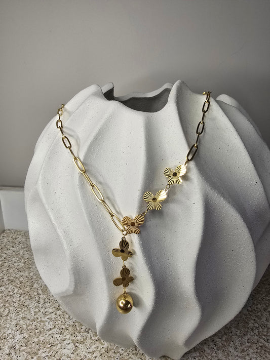 Butterfly Lariat Y Necklace - Non-Tarnish
