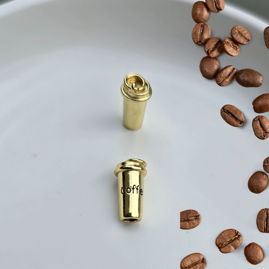 Caffeine Queen Travel Coffee Cup Charm