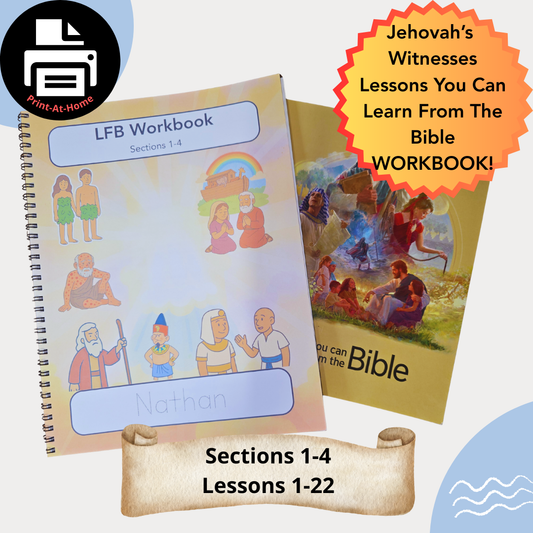 LFB Sect 1-4 Printable Workbook Learn From The Bible Lessons 1-22
