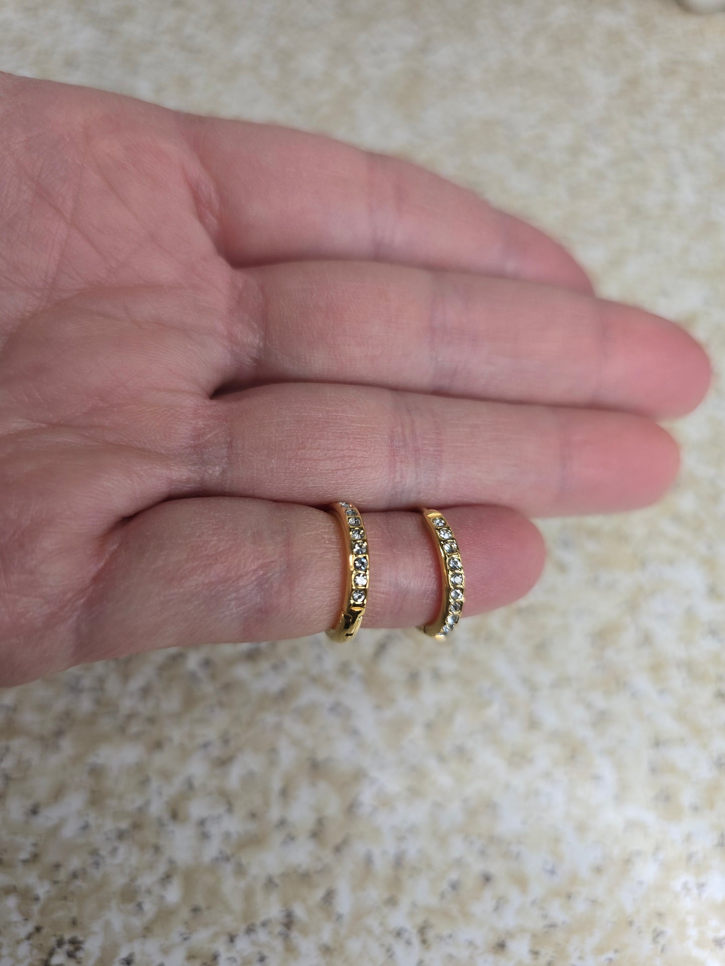 Petite Diamond Huggie Hoop Earrings - Small Sparkle, Big Impace