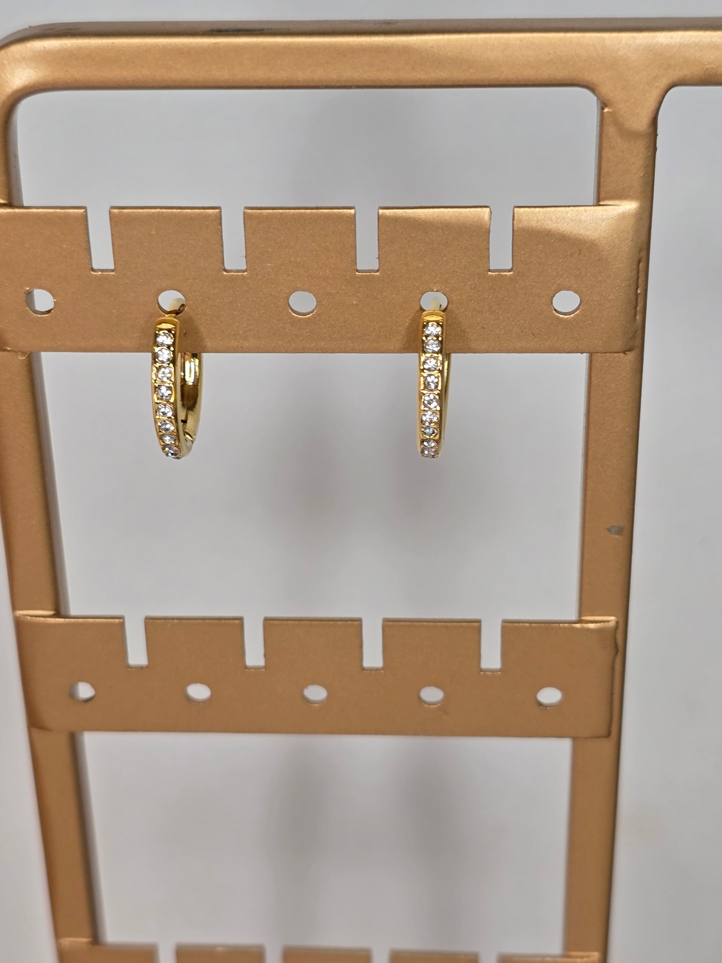 Petite Diamond Huggie Hoop Earrings - Small Sparkle, Big Impace