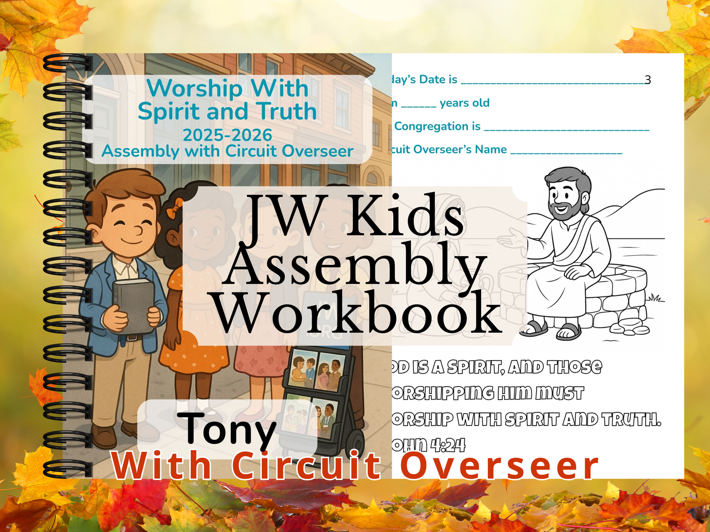 Personalized JW Assembly Activity Book, Circuit Overseer Edition 2025–2026