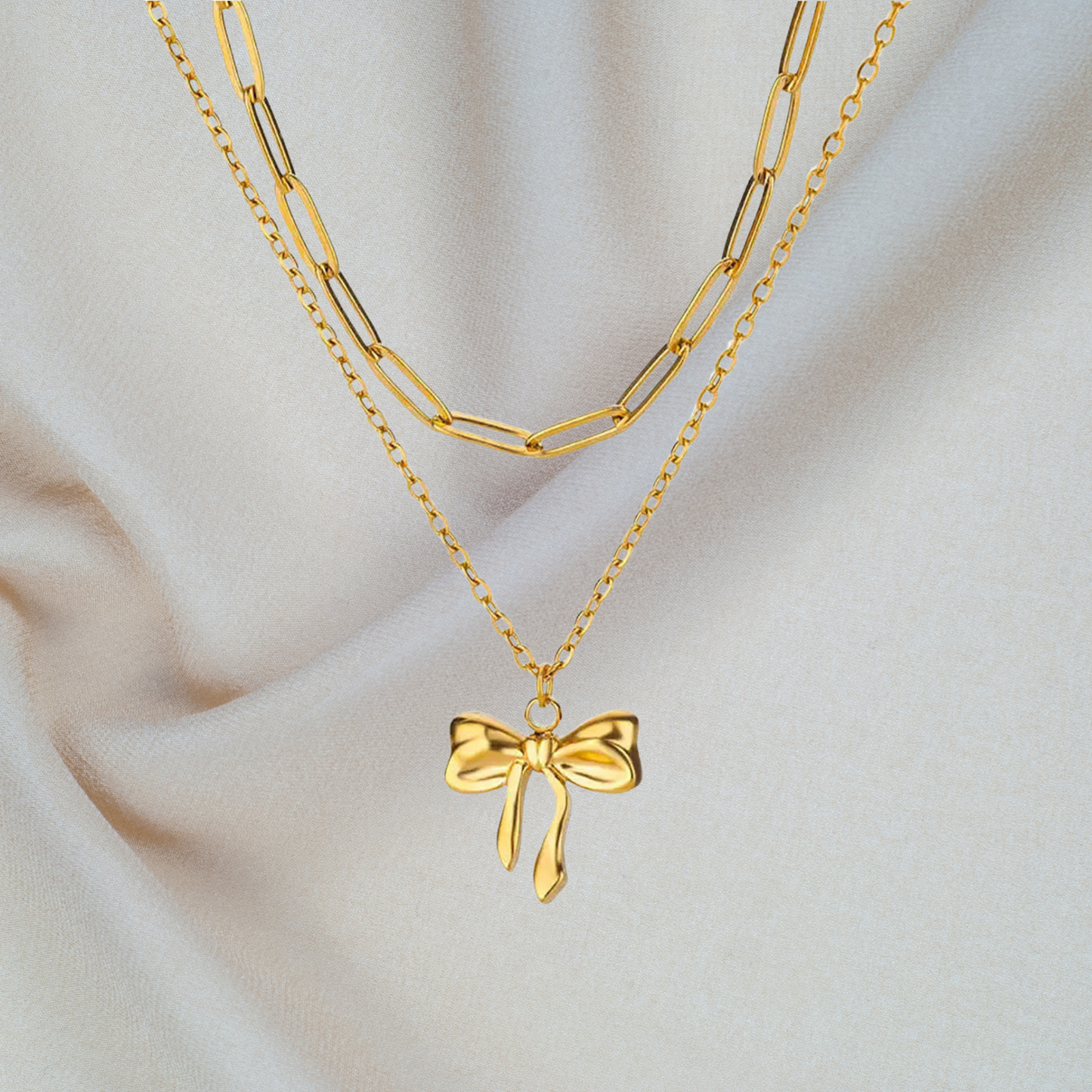 The Everly Bow: Effortless Layers - Tarnishproof