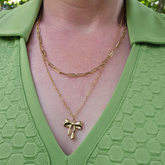 The Everly Bow: Effortless Layers - Tarnishproof