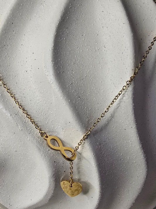 Infinite Love Lariat Necklace - Hypoallergenic