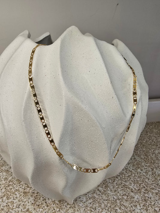 Smooth Mariner Gold Chain Necklace - Great Layering Piece